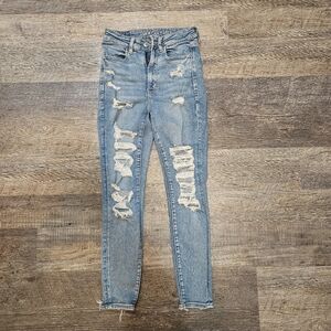 American Eagle -Next Level Stretch Highest Rise Jeggings Women Size 6 Short